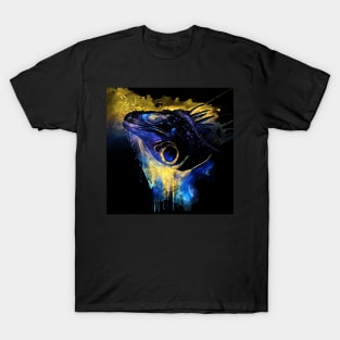 Iguana Head Reversed Colors T-Shirt